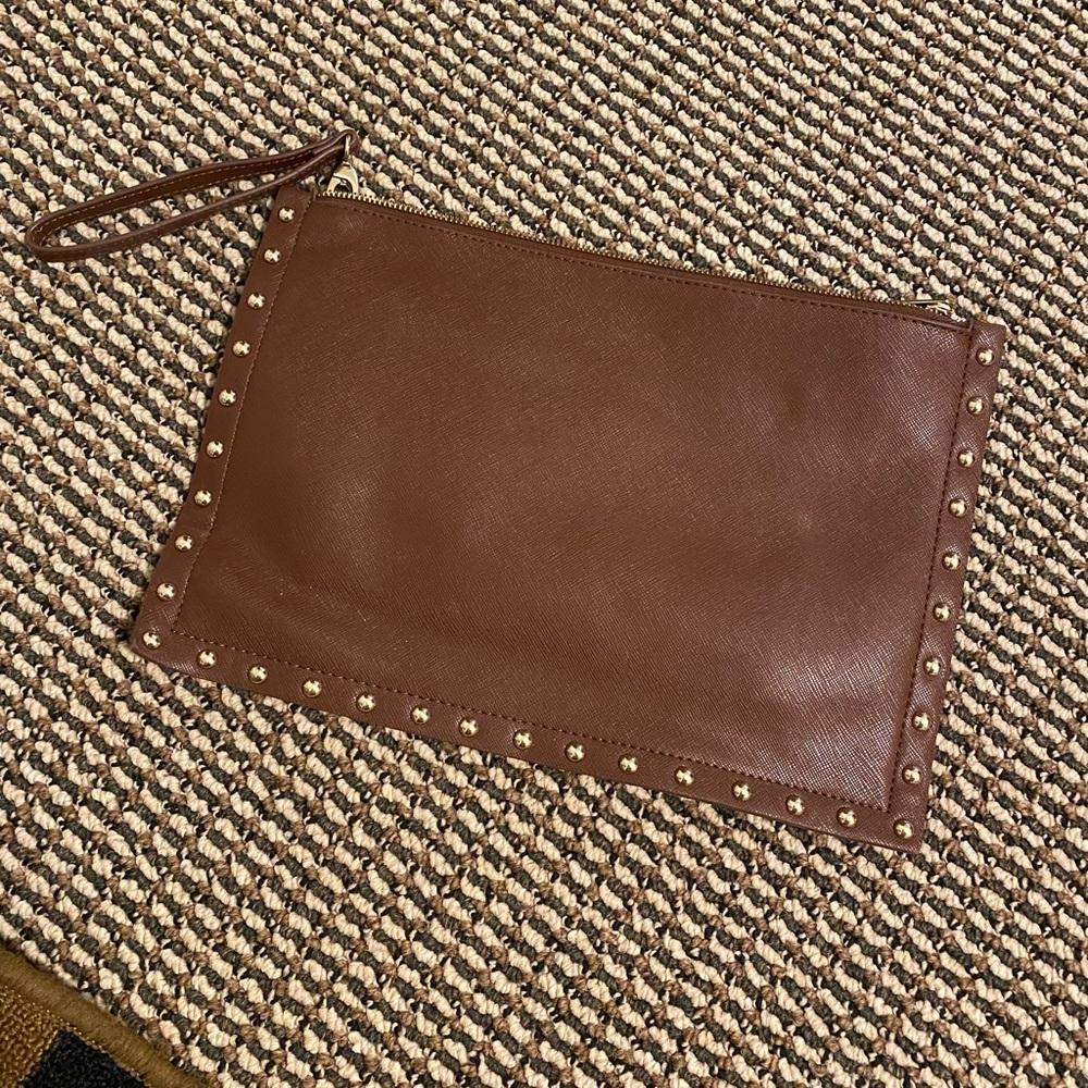 Whiskey brown satchel